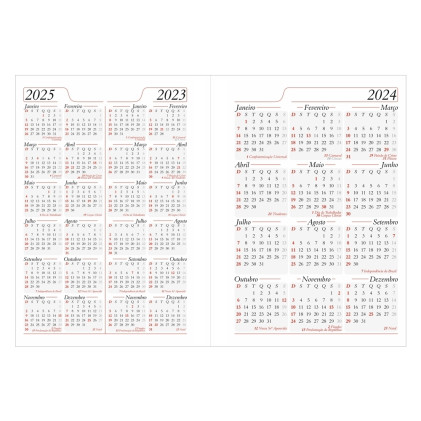 Agenda Couro Sintético 2026 Personalizada