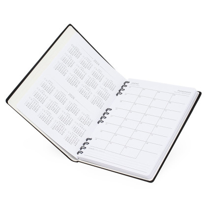 CADERNETA DE COURO SINTÉTICO PERSONALIZADA 