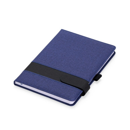 CADERNETA EM LINHO PERSONALIZADA – BRINDE CORPORATIVO ELEGANTE