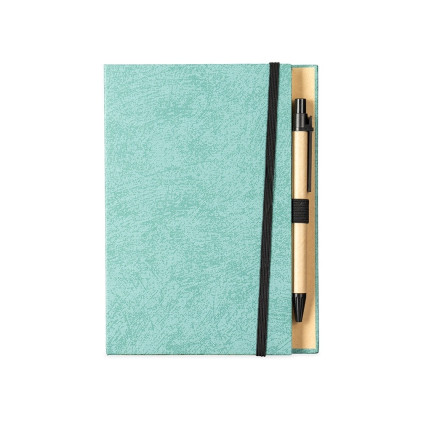 Bloco de Anotações com Autoadesivos e Caneta Promocional