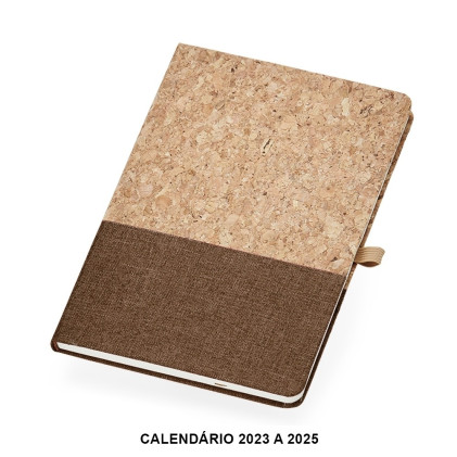 Caderneta A5 Cortiça Personalizada – Brinde Corporativo Sustentável
