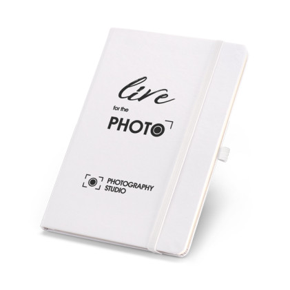 Caderneta Capa Dura Couro Sintético