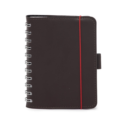 CADERNETA DE COURO SINTÉTICO PERSONALIZADA – BRINDE CORPORATIVO ELEGANTE