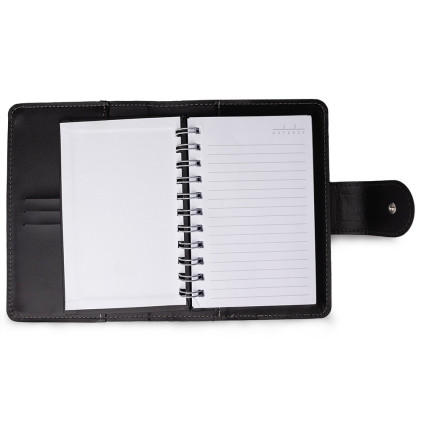 Caderneta de Couro Sintético Personalizada – Brinde Corporativo Premium