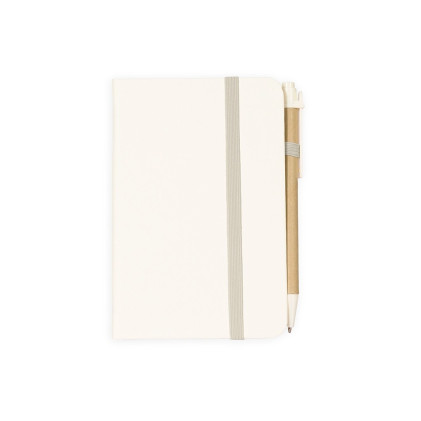 Caderneta Palha de Trigo com Caneta Personalizada
