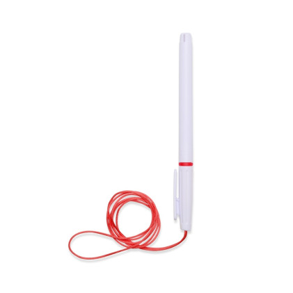 Caneta Plástica Com Cordão Personalizada