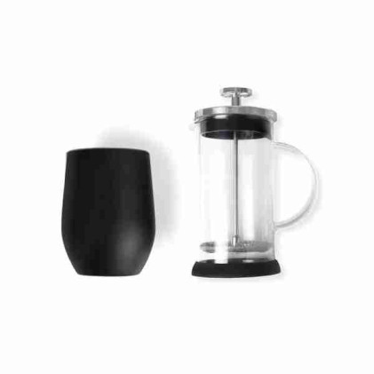 Kit Prensa Francesa e Copo Térmico 2 Peças Personalizado