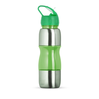 Squeeze plastico com metal 600ml promocional