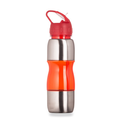 Squeeze plastico com metal 600ml promocional