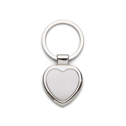 Chaveiro metal formato coração  personalizado