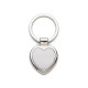 Chaveiro metal formato coração  personalizado