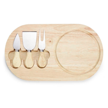 Kit Queijo 4 Peças Personalizado com Logo