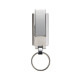 Pen drive chaveiro metal grande 8 gb retrátil para brinde