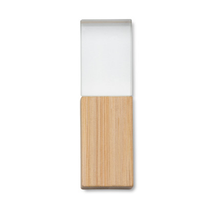 Pen drive bambu cristal 4gb promocional