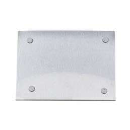 Porta retrato inox escovado com imã  personalizado