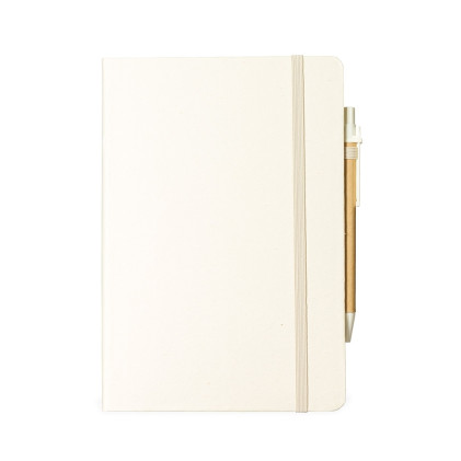 Caderneta Fibra de Arroz com Caneta Personalizada