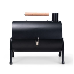 Churrasqueira portátil com logotipo