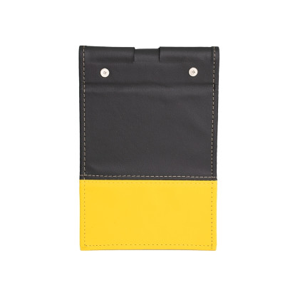 Bloco de Anotações em Couro Sintético e Porta Caneta Personalizado