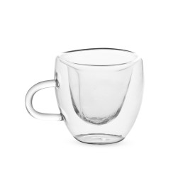 Xícara de vidro 80ml para empresas